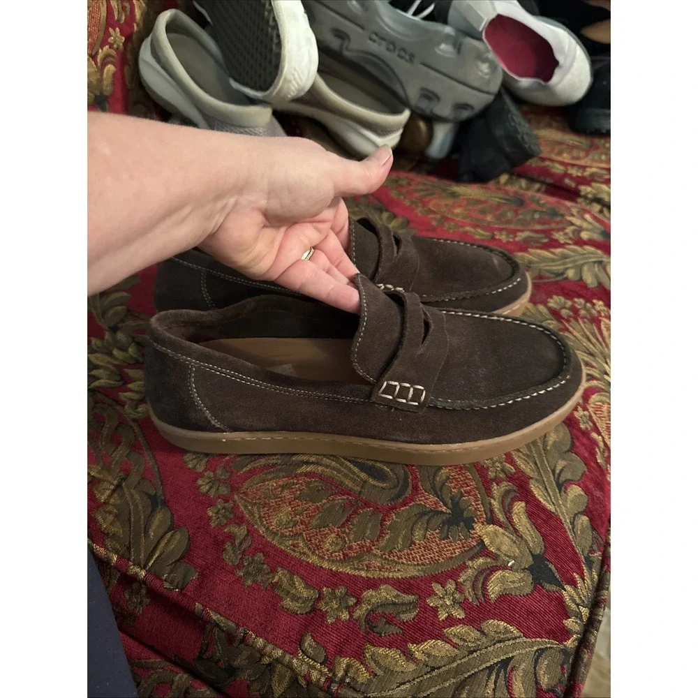 Men's Dockers Castaway Boat Shoes Size 10 Brown